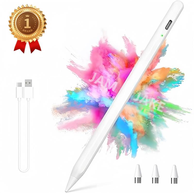 Stylus Pen on Tiktok shop for iPad 9th&10th Generation-2X Fast Charge Active Pencil Compatible with 2018-2024 Apple iPad Pro11&12.9,iPad Air 3 4 5,iPad 6-10,iPad Mini 5 6 Gen-White，clearance items today 2024 ,Funny ipad accessories Gift，Deals For You Days