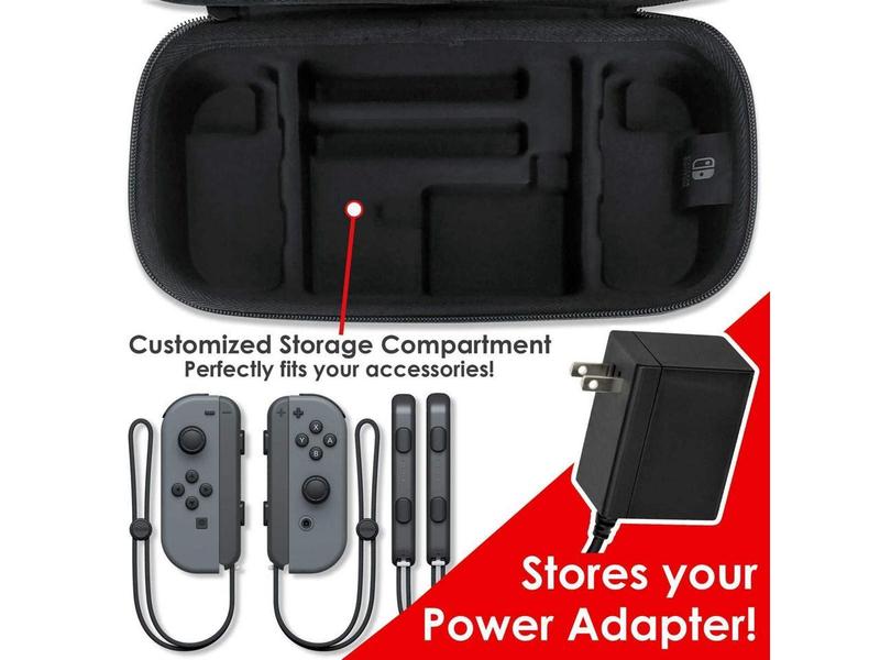 Controller Gear Switch Carrying Case Compatible with Nintendo Switch Switch OLED - Black Accessories Console