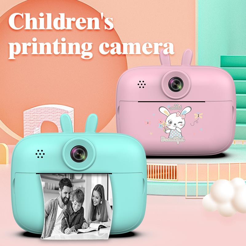 Instant camera for children, thermal printer for children's photography, fun DIY gifts, image printing camera, Christmas gift, holiday gift