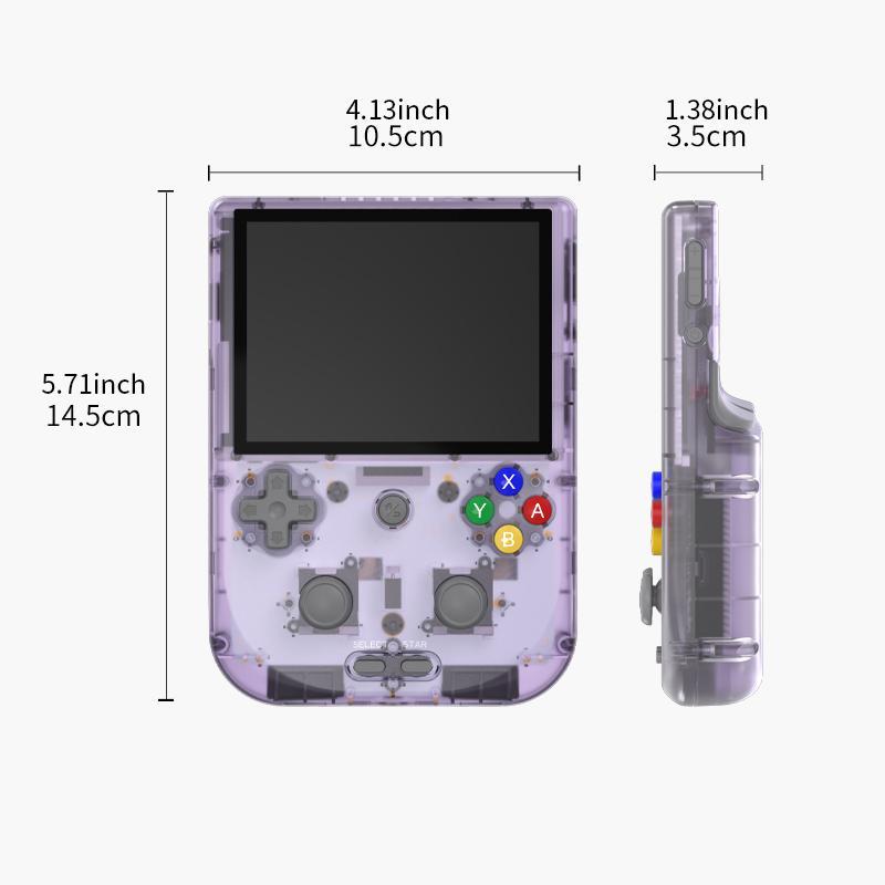 Anbernic RG405V Handheld Game Console for Summer, 4.0 Inch IPS Touch Screen Game Console, Portable Game Console with Game Card & Screen Protector & Type-C Cable, Gamer Console