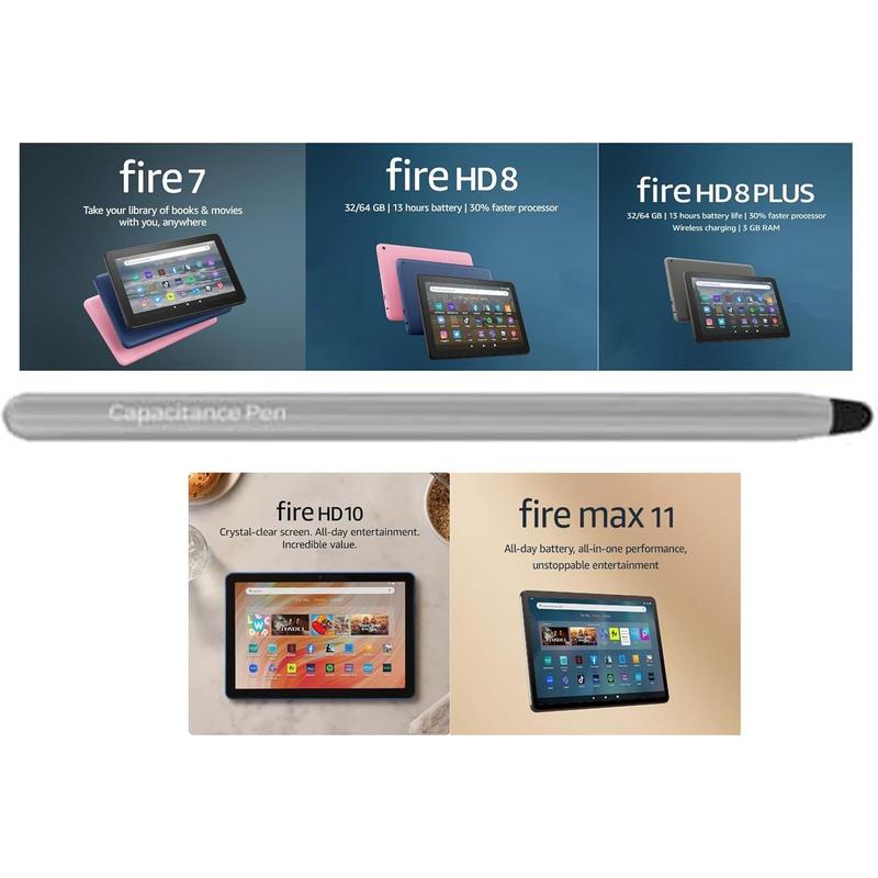 Fire Tablet Pen for Fire HD 10 Stylus Pen, Fire Max 11 Pen, Fire HD 8 Pen, Tablets Touch Screen Stylus Pen (Black)