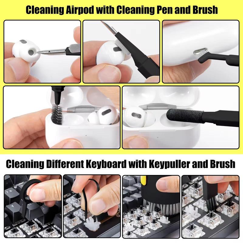 20 in 1 Professional Camera Sensor Lens Cleaning Kit for Canon SONY, Camera Cleaning Tool Set, Earphone Cleaning Stick for Airpods, Camera Cleaning Kit Compatible with iPhone & Android Phone Charging Port