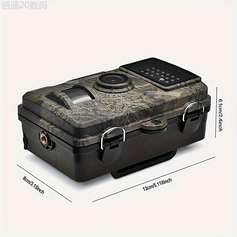 Upgraded Version Hunting Camera, With 2-inch Screen, HD Wildlife Tracking Camera, Night Vision PIR 393.7 Inches, 0.8 Seconds Trigger Motion Activation For Outdoor Wildlife Surveillance Camouflage Mount Wireless