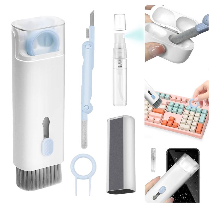 7-in-1 Electronic Cleaner Kit-Comprehensive Cleaning Solution for Keyboards,AirPods,Earphones,Laptop,Mobile phone,and PC Monitor Camera Smartphone