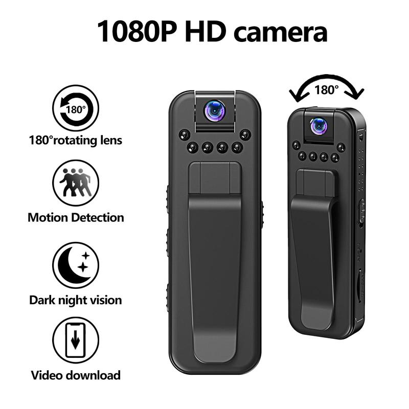 1080P HD Outdoor Sports Camera, Portable Wireless WIFI Vlog Digital Camera with 180° Rotatable Lens & Night-Vision Function, Portable Video Recorder, Action Camera for Outdoor Sport Skiing Cycling Hiking