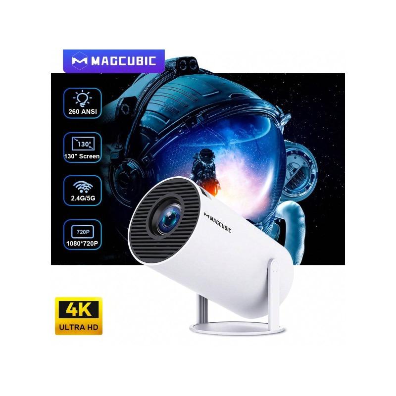 Magcubic Android 11 Wifi6 260ANSI Projector AllwinnerH713 1280*720P 4K180° Flexible BT5.0 Home Cinema Outdoor Portable Projetor android tv video projector projector projector  tiktok Audio Screen