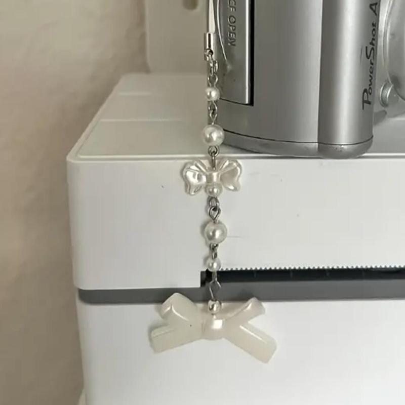 Cute Bowknot Design Phone Chain, Simple Phone Lanyard, Fashion Phone Charm for Women & Girls, Mobile Phone Decoration Accessories