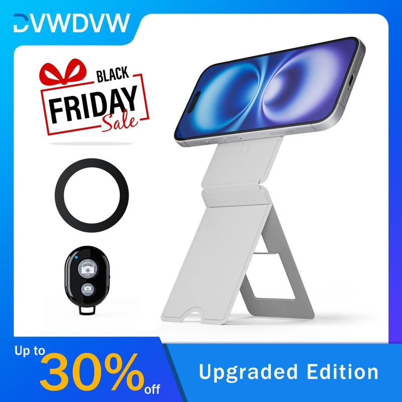 DVWDVW Portable Magnetic Phone Tripod, Flexible Angles for Live Streaming, Video Recording, Vlog, Selfie   iphone stand Android Accessories Smartphone