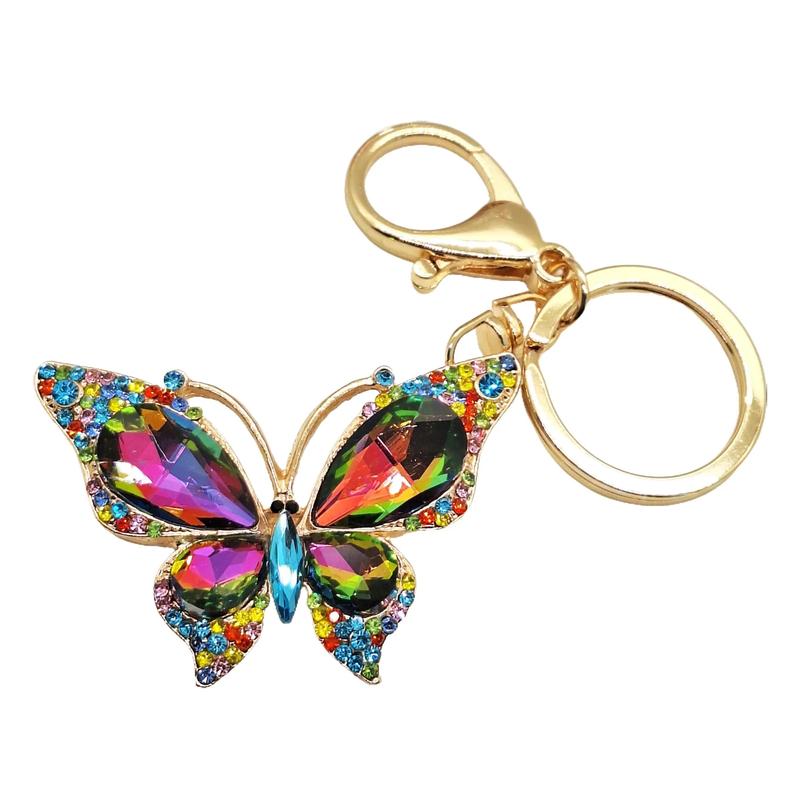 Brie the Butterfly Glitzy Drop Charm for Keys, Bags and Phones