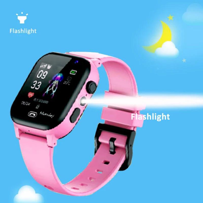 S1 Kids Smart Watch 2G SOS Call Phone Watch Antil-lost Baby LBS Location Tracker Child Smartwatch for Birthday Gifts