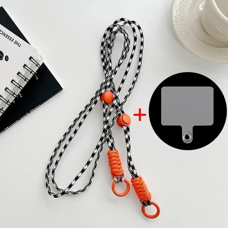 Mobile Phone Lanyard, 1 Count Adjustable Keychain Lanyard, Phone Strap with Replacement Patch