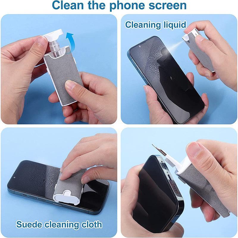 5 in 1 Electronic Cleaning Kit, Multifunctional Bluetooth-compatible Earphone Cleaning Tool, Cleaning Kit for Phone, Earphone, Phone Speaker, Camera