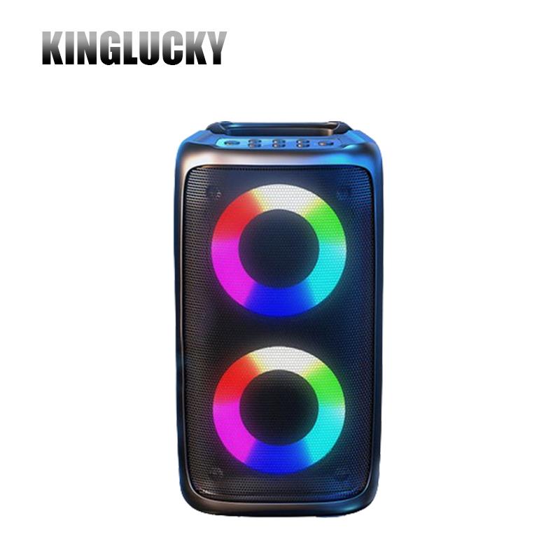 Wireless LED Light Speaker With Subwoofer, Large Boombox Speaker, Stereo Speaker, Subwoofer, Outdoor Speaker, Party Disco Light, Wireless BT5.3