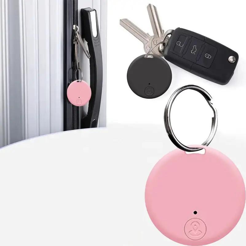 Smart GPS Tracker with Keychain, Mini GPS Locator, Car Key Anti-lost Device, Portable Anti-lost Tracker for Pets, Cats, Dogs, Bags, Wallets, Keys