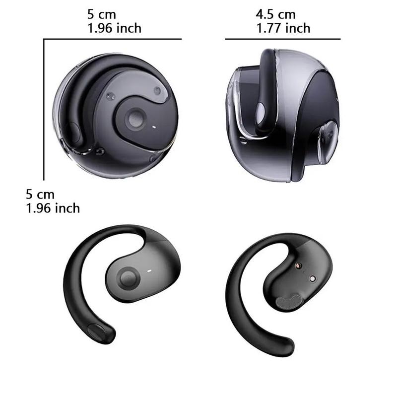 Ear Hook Design Wireless Earphone, BT5.3 Noise Cancelling Headphone, Sports Bluetooth-compatible Earphone, Fitness Wireless Earphone, Gaming Earbuds