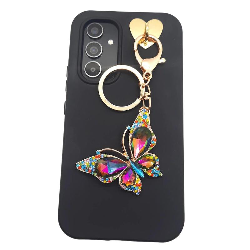 Brie the Butterfly Glitzy Drop Charm for Keys, Bags and Phones