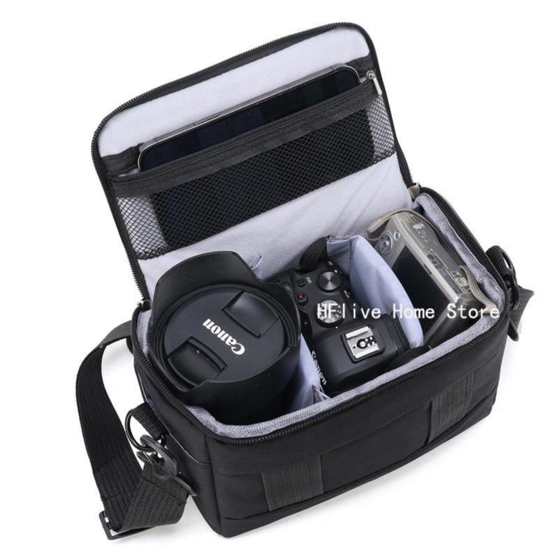 Waterproof Nylon Shoulder Camera Bag SLR Camera Bag For Sony Lens Bag Canon Nikon B500 P900 D90 D750 D7000 Smartphone