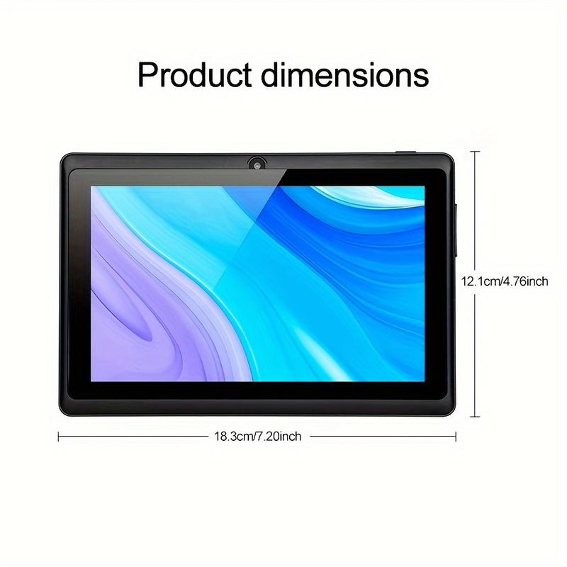 7 Inch Tablet 2GB RAM 32GB ROM For Android 11 Tablet PC With Quad Core Processor, HD IPS Display, Dual Camera, WiFi, Tablet With Case