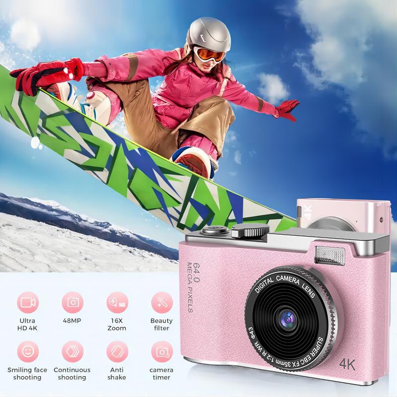 Portable Digital Camera,FHD 1080P Autofocus Vlogging Camera Electronics, Compact Small Camera,Digital Cameras for Teenagers Beginners,32g Memory Card, Ideal Gifts for Girl & Boy