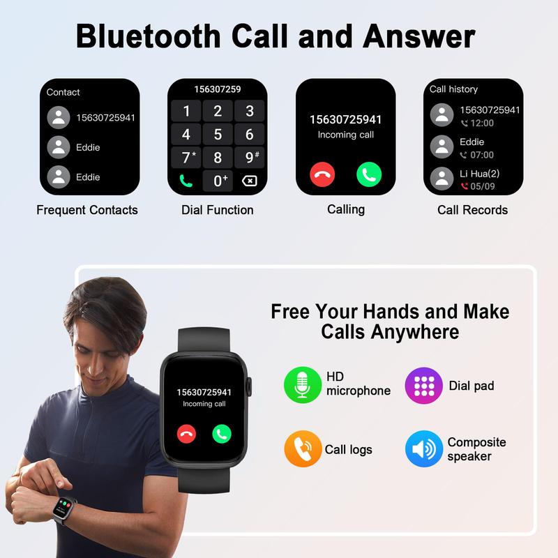 Smart Watch for Men Women(Answer Make Call)2.19