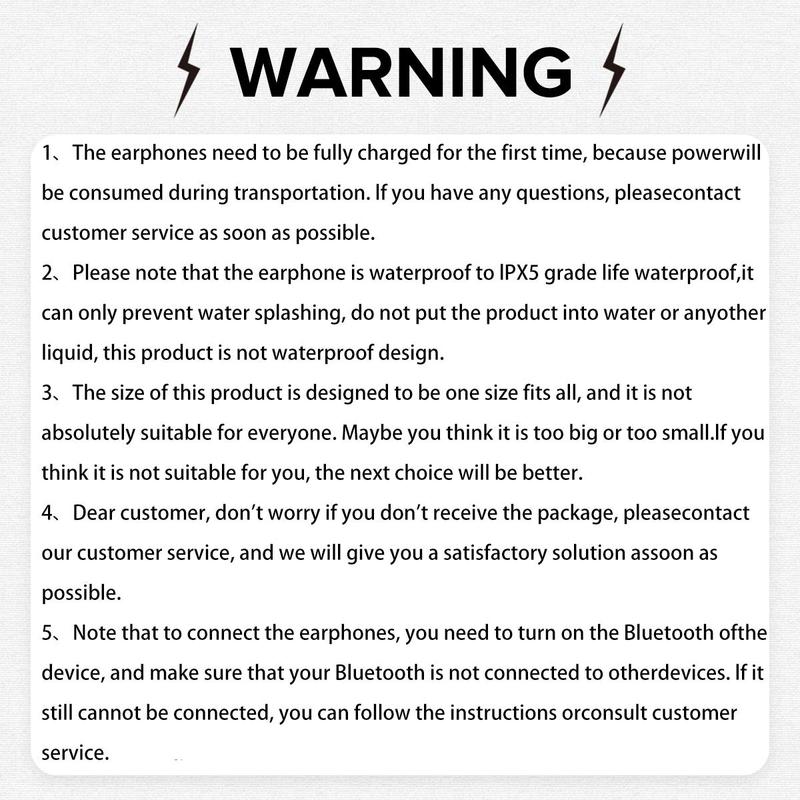 HYUNDAI Clip On Design Wireless Bluetooth-compatible Earphone, Waterproof Long Battery Life Earphones, HIFI Sound Quality Headphones for Sports & Travel