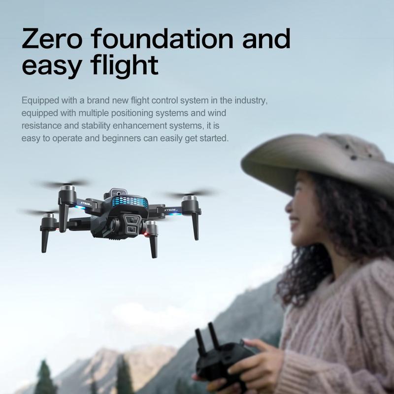 Latest Upgraded GPS Drone with 4K Camera, 3 Big Batteries, Motor Adopts Brushless Technology, Suitable for Adult Beginners, Intelligent Obstacle Avoidance, GPS Home, Can Be a Good Gift for Friends