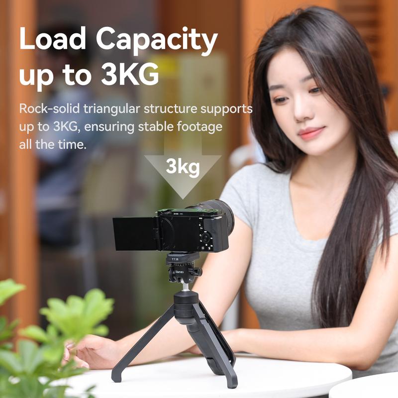 ULANZI Tabletop Tripod for Camera Mini Vlogging Tripod TT38, Uka F38 ClickOpen Flexible Travel Tripod for Sony Canon Nikon Fujifilm SLR DSLR Pocket Stand Shooting Selfie Video Vlog