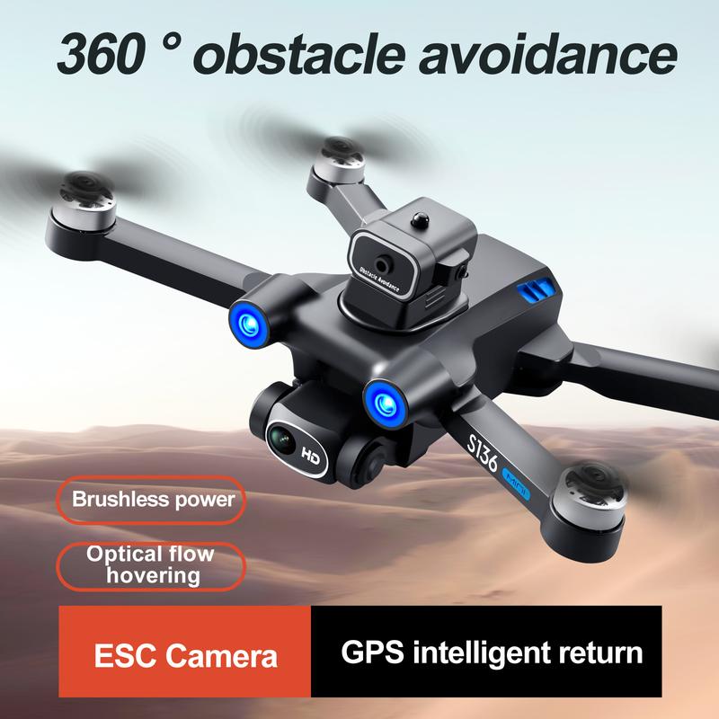 2024 GPS Drone with 4K Camera for Adults,Brushless Motor, RC Quadcopter with Auto Return, Follow Me, Circle Fly, Waypoint Fly, Altitude Hold with 2Battery