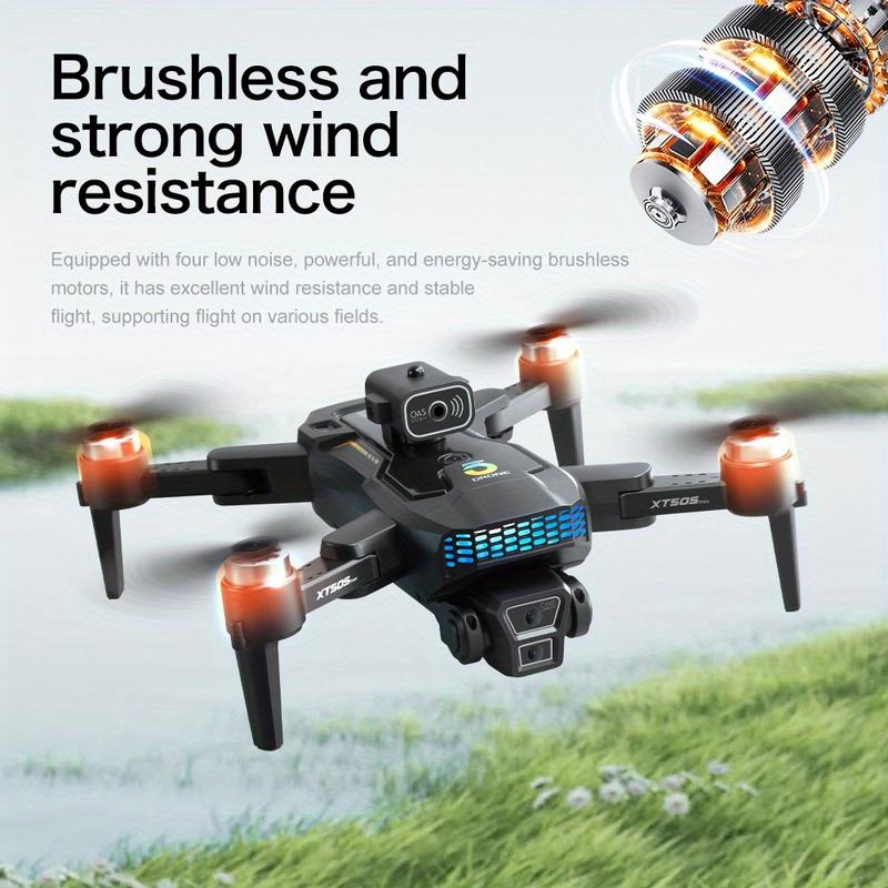 Latest Upgraded GPS Drone with 4K Camera, 3 Big Batteries, Motor Adopts Brushless Technology, Suitable for Adult Beginners, Intelligent Obstacle Avoidance, GPS Home, Can Be a Good Gift for Friends