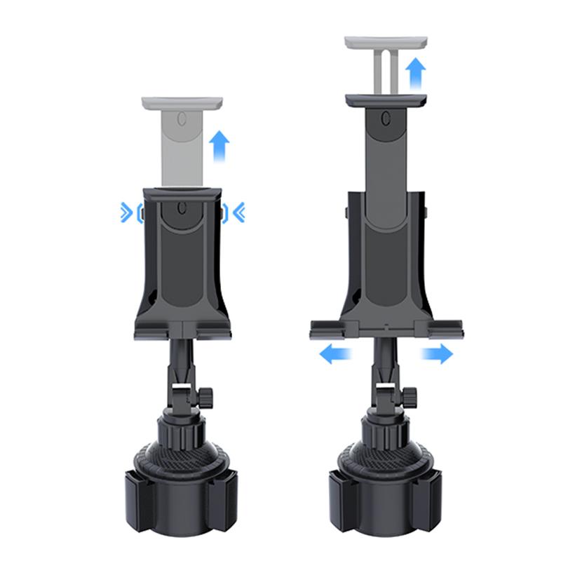 Universal Car Mount Car Cup Holder Phone Stand with Adjustable Base for iPhone Samsung, 4.7- 10.9