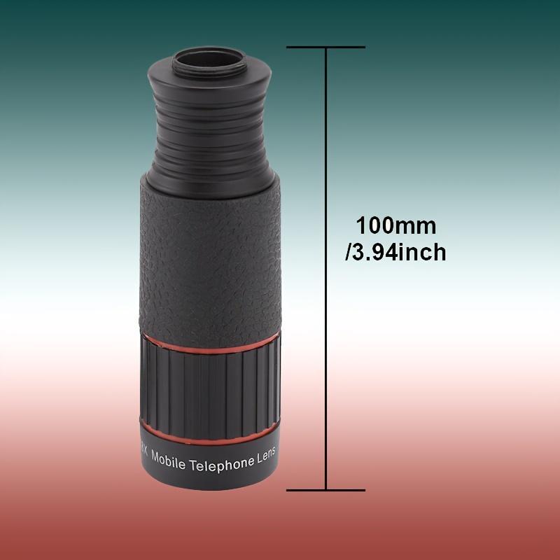 Telephoto Phone Lens, Manual Focus Rubber Handheld Scope, Telephoto Phone Lens for Outdoor Photography, Bird Watching & Sports Events