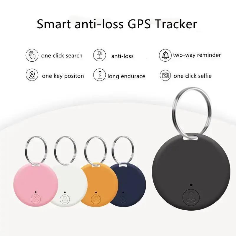 Smart GPS Tracker with Keychain, Mini GPS Locator, Car Key Anti-lost Device, Portable Anti-lost Tracker for Pets, Cats, Dogs, Bags, Wallets, Keys