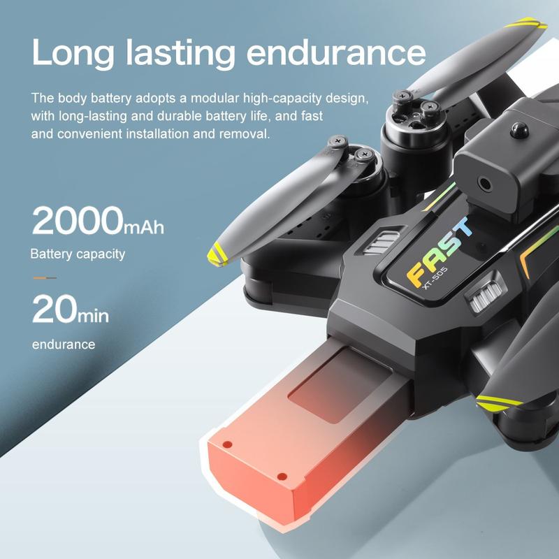 Latest Upgraded GPS Drone with 4K Camera, 3 Big Batteries, Motor Adopts Brushless Technology, Suitable for Adult Beginners, Intelligent Obstacle Avoidance, GPS Home, Can Be a Good Gift for Friends