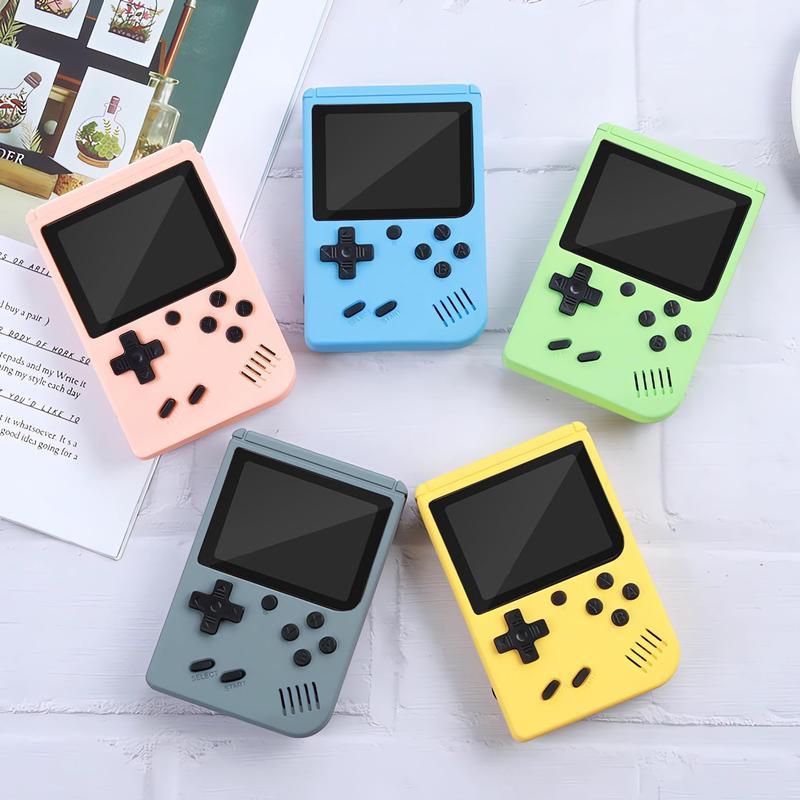 500 in 1 （Contains different versions of the same game）Gameboy for Adults&Kids Retro Handheld Game Console Retro Video Game Console Supports Two People Playing Games on TV Cable Portable Arcade Compact Lithium Device Rechargeable Protection