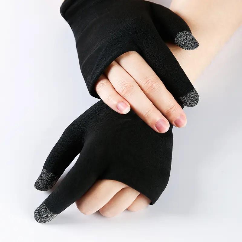 Anti-slip Gaming Finger Gloves (1 Pair), Breathable & Universal Finger Sleeve, Creative Design Finger Sleeve for Gaming