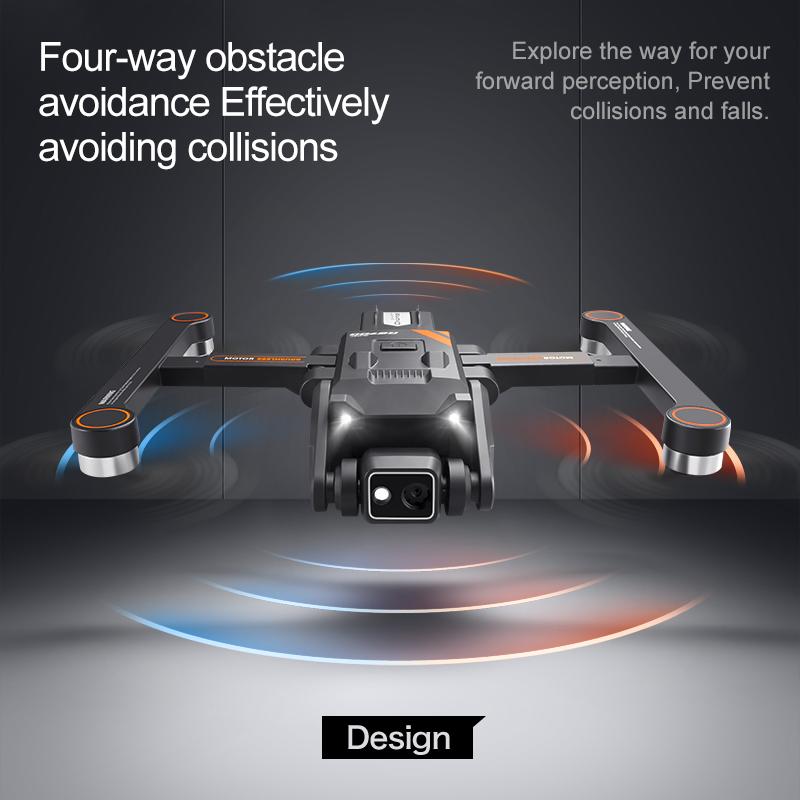 Wireless Drone aerial photography dual camera GPS return 360° surround shooting obstacle avoidance optical flow positioning 180° upward shooting 2 km flight