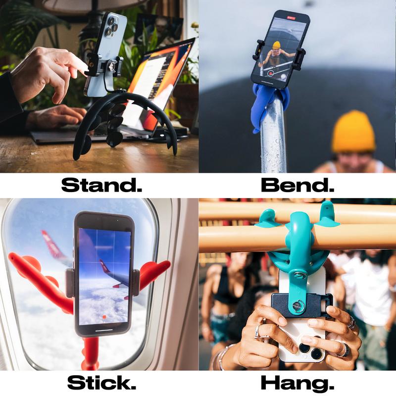 Buy One Get One FREE: Tenikle PRO Flexible Phone Mount & Tripod with Crazy Suction