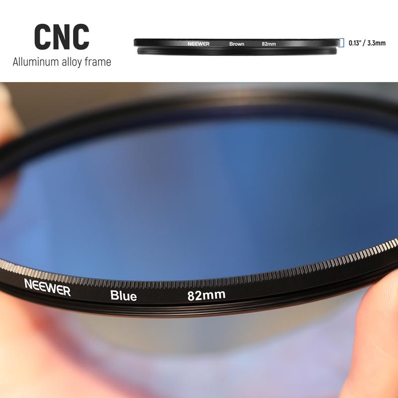 NEEWER 9 Pack Full Color Lens Filter Set