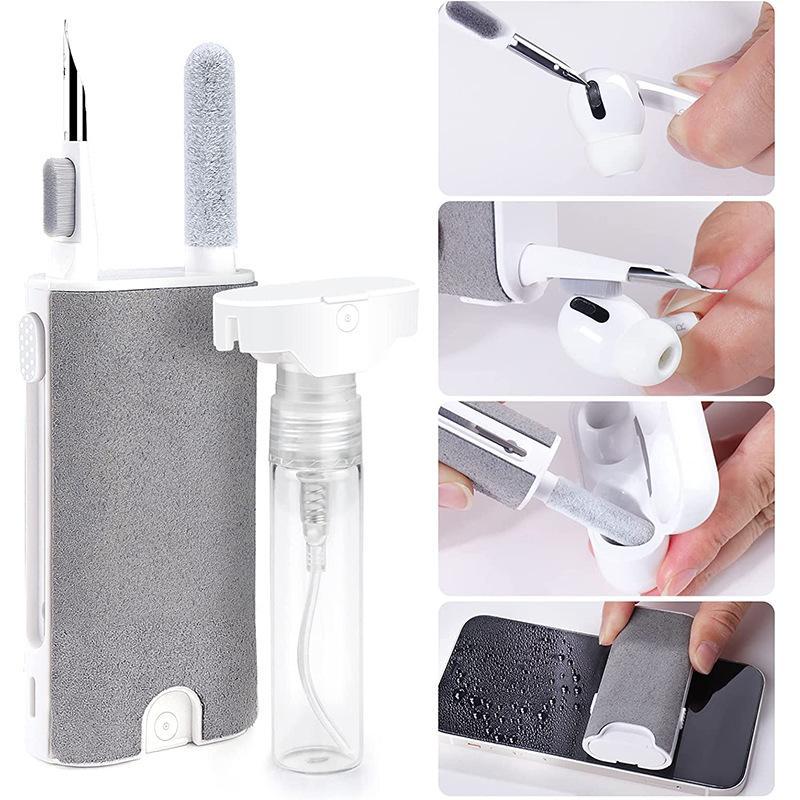 5 in 1 Electronic Cleaning Kit, Multifunctional Bluetooth-compatible Earphone Cleaning Tool, Cleaning Kit for Phone, Earphone, Phone Speaker, Camera