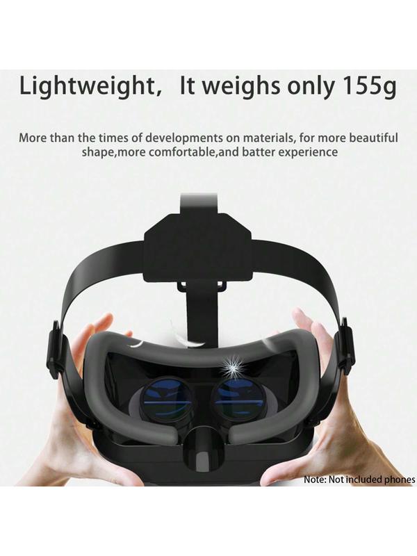 Byson VR Headset - 3D Virtual Reality Goggles for TV, Movies & Gaming, Compatible with iOS & Android, Fits 4.7-7 Inch Devices, Ideal Gift for Christmas