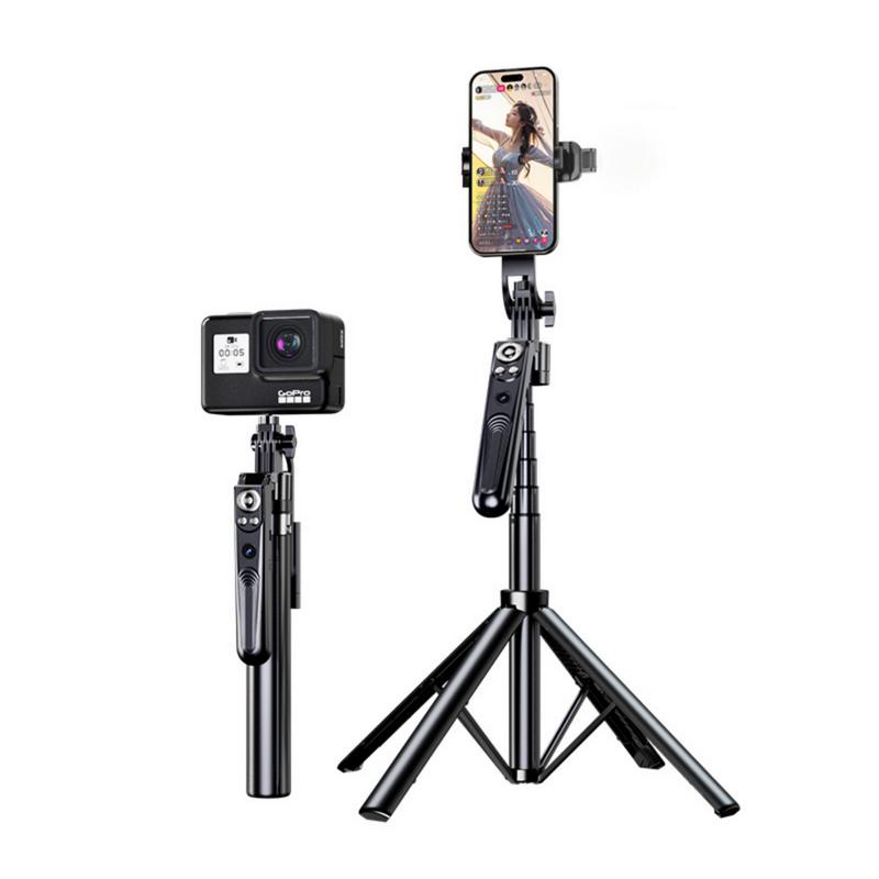 New upgraded 4-axis anti-shake design, face recognition selfie stick mobile phone holder with remote control, suitable for iPhone  Accessories Android