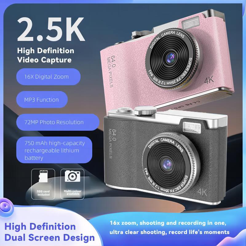 Portable Digital Camera,FHD 1080P Autofocus Vlogging Camera Electronics, Compact Small Camera,Digital Cameras for Teenagers Beginners,32g Memory Card, Ideal Gifts for Girl & Boy