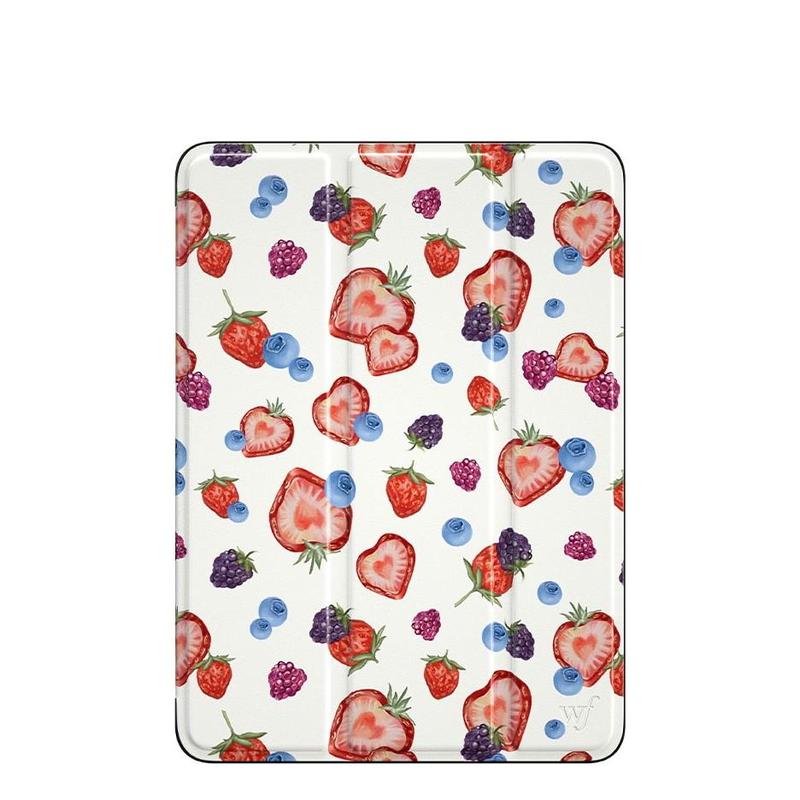 Wildflower Cases - Fruit Tart, Limited Edition iPad Pro Folio Case Accessories Protection Durable Computer Cover Leather Tablet