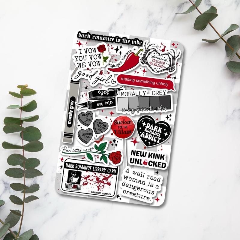 Cardstock Case Insert for Kindle Paperwhite Basic Scribe | Smutty Book Lover Gift | Bookish Stickers for E-Reader | Booktok Cover Insert | Morally Grey | Romance Books | Smut Reader | Spicy Stickers for Kindle Device Smartphone | Choose Your Kindle Size