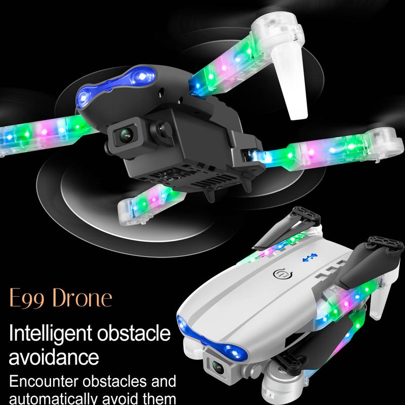 E99 Foldable RC Drone with High-Definition Camera, 1080p Video Resolution, USB Rechargeable, Wireless Function for Beginners, Indoor & Outdoor Use, Ideal Gift for Holidays