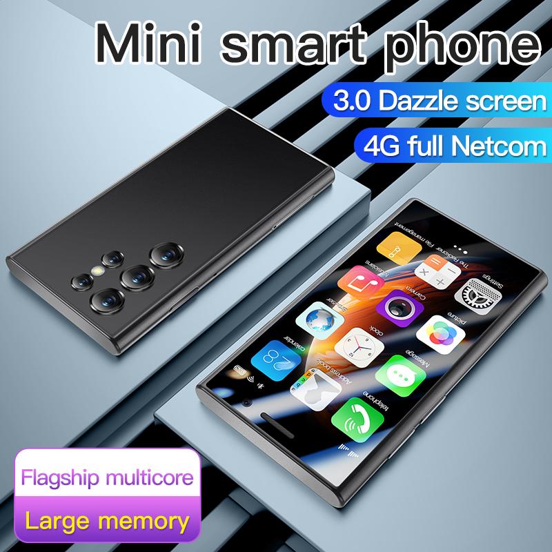 Mini Smart Phone S23 Pro , Android OS, 3.0 Inch Screen, 2 SIM Slots, 2GB RAM, 16GB Storage, 1000mAh Battery Included