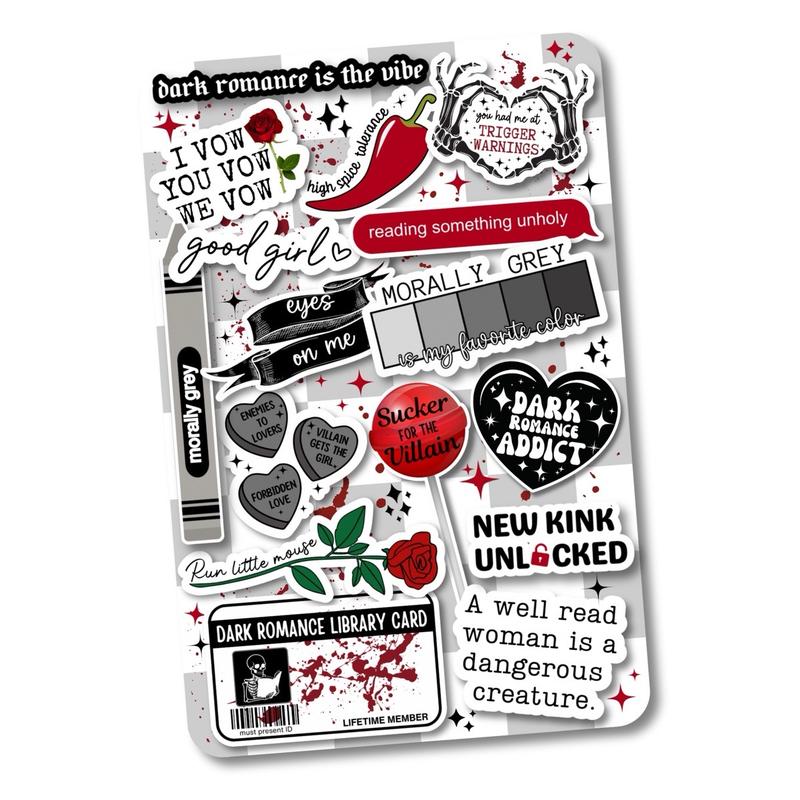 Cardstock Case Insert for Kindle Paperwhite Basic Scribe | Smutty Book Lover Gift | Bookish Stickers for E-Reader | Booktok Cover Insert | Morally Grey | Romance Books | Smut Reader | Spicy Stickers for Kindle Device Smartphone | Choose Your Kindle Size