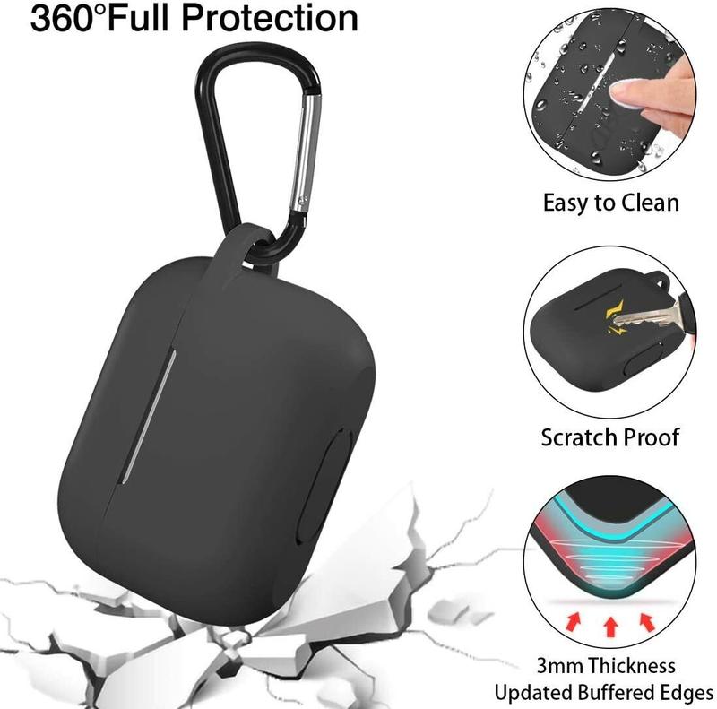 For Apple Airpods Pro 3 Case Silicone Shockproof Protective Cover With Keychain Accessories Portable