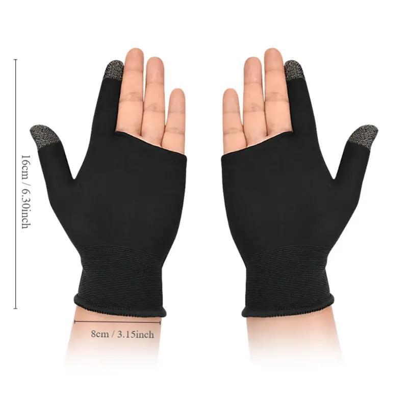 Anti-slip Gaming Finger Gloves (1 Pair), Breathable & Universal Finger Sleeve, Creative Design Finger Sleeve for Gaming