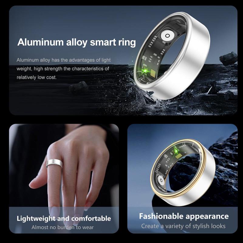 SIMSONLAB Multifunctional Smart Ring, 1 Count Fashion Smart Ring with Gesture Control for Photo Taking, Fitness Smart Ring with Multiple Exercise Modes